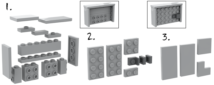 Lego® Verteilerkasten, Stromkasten