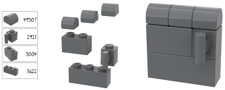 Lego® Verteilerkasten 05, Stromkasten