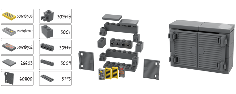 Lego® Power Distribution Box 09