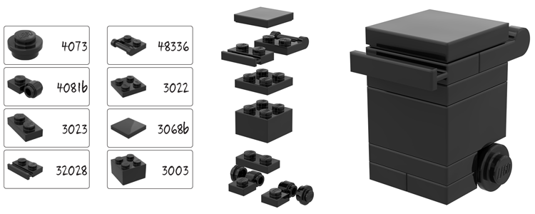 Lego® Mistkübel