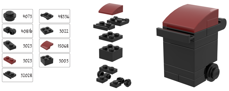 Lego® Mistkübel