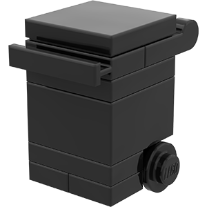 Lego® Moc Tutorials dumpster, garbage can