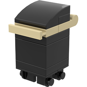 Lego® Moc Tutorials dumpster, garbage can