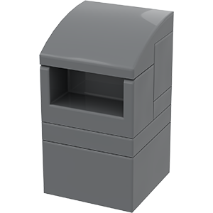 Lego® Moc Tutorials dumpster, garbage can