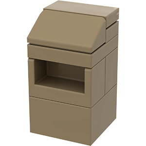 Lego® Moc Tutorials dumpster, garbage can