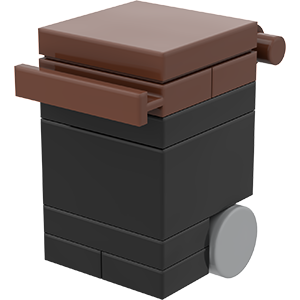 Lego® Moc Tutorials dumpster, garbage can