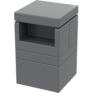 Lego® Moc Tutorials dumpster, garbage can