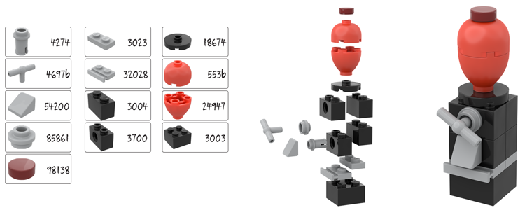 Lego® Chewing Gum Vending Machine