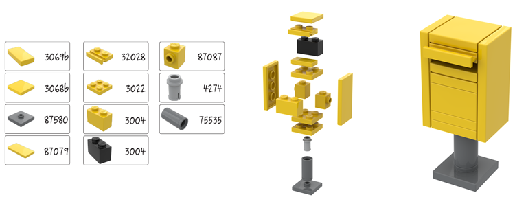 Lego® Briefkasten