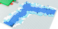 Lego® Moc Untergrund Wasser