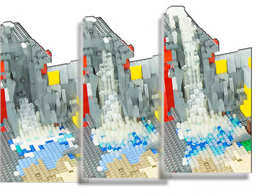 Lego® Moc Wasserfall Collage