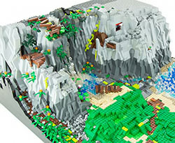 Lego® Tutorial - Bergkamm2