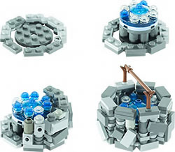 Lego® Moc Turorial Brunnen Collage 