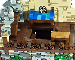 Lego® Moc Tutorial Medieval Hermit Rock Stone House 4