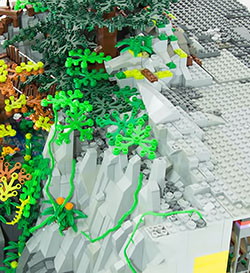 Lego® Moc Turorial  Cliff Path