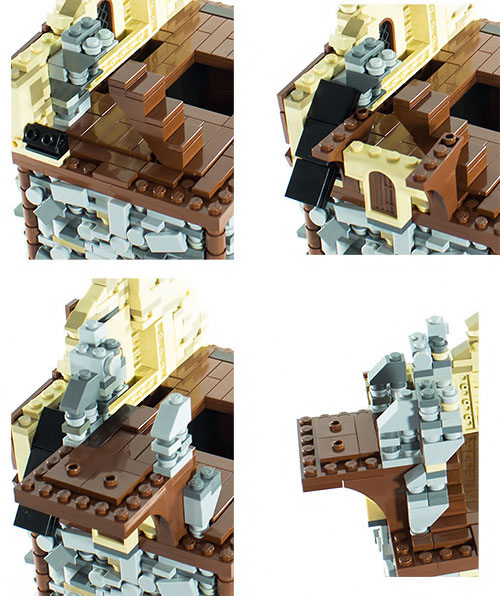 Lego® Moc Tutorial Einsiedlerhaus Collage pt3