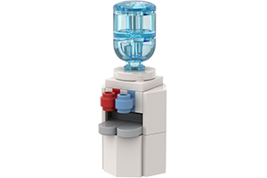 Lego® Wasserspender, Wassertank, Wasserflasche, Trinkbrunnen