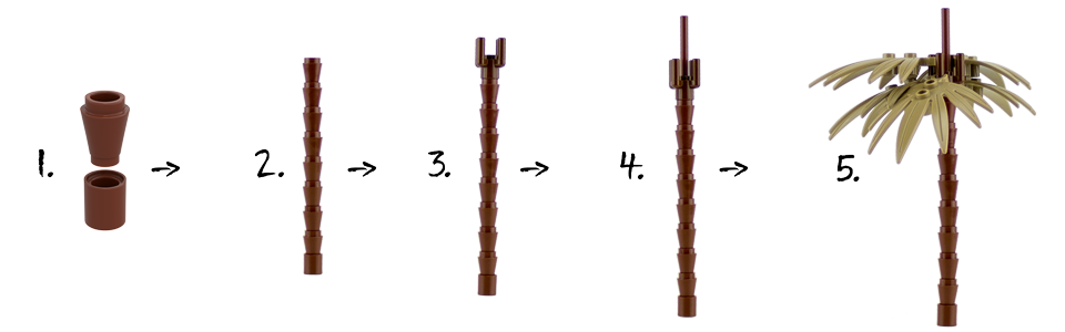 Lego® Acai Palm - Construction 