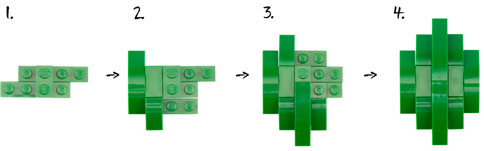 Lego® Brick Palme - Blätter