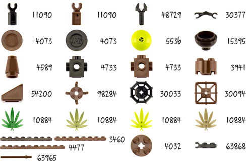 Lego® Date Palm - Single Parts