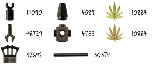 Lego® Thrinax Palm - Single Parts