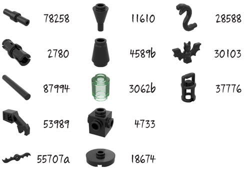 Lego® Lamp 01 - Single Parts