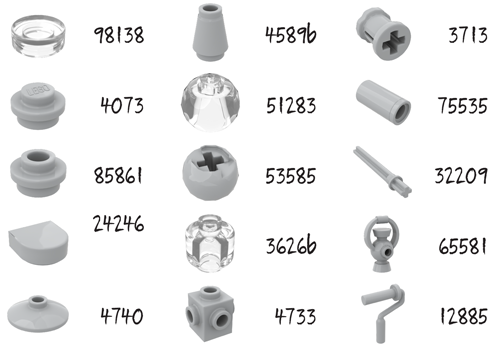 Lego® Lamp 03 - Single Parts