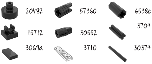 Lego® Lamp 04 - Single Parts