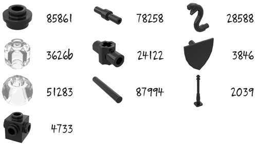 Lego® Lamp 05 - Single Parts