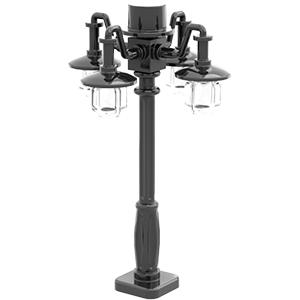 Lego® Moc Tutorial Straßenlaterne, Post Lamp, Street Lamps