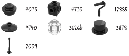 Lego® Lamp 08 - Single Parts