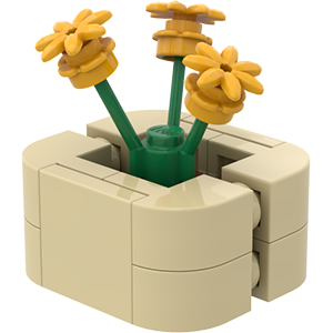 Lego® Moc Tutorials Room Flower