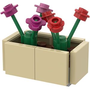 Lego® Moc Tutorials Room Flower