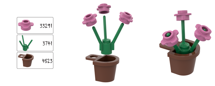 Lego® Pot Plant