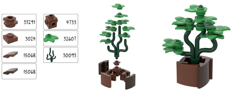 Lego® Pot Plant