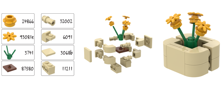 Lego® Pot Plant