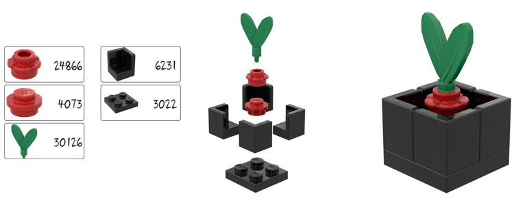 Lego® Zimmerpflanze