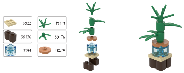 Lego® Pot Plant