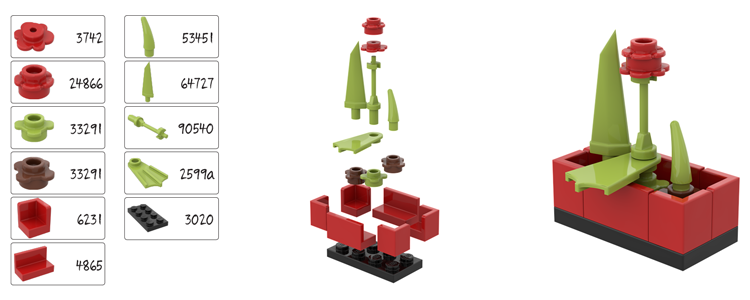 Lego® Pot Plant