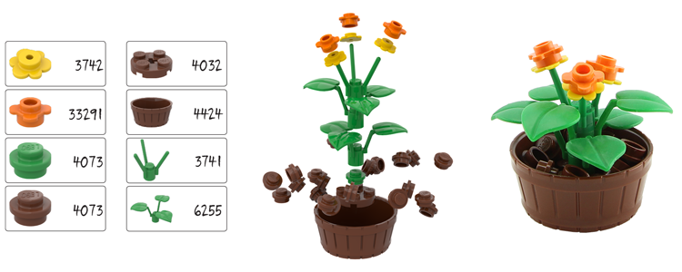 Lego® Pot Plant