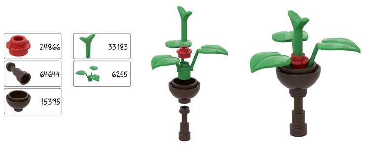 Lego® Pot Plant