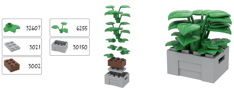 Lego® Pot Plant