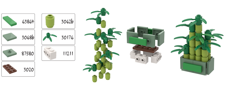 Lego® Pot Plant