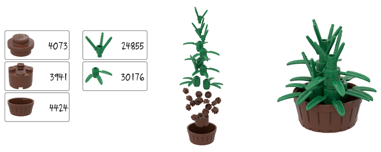 Lego® Pot Plant