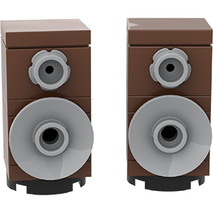 Lego® Moc Tutorials, Deco, Speaker, Music Boxes, Studio Monitors