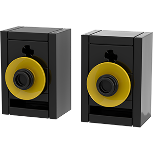 Lego® Moc Tutorials, Deco, Speaker, Music Boxes, Studio Monitors