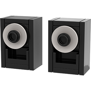 Lego® Moc Tutorials, Deco, Speaker, Music Boxes, Studio Monitors