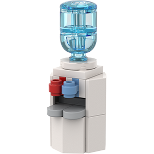 Lego® Moc Drinking Fountain 06 Tutorial