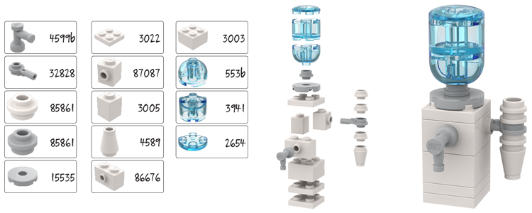 Lego® Wasserbrunnen