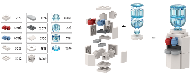 Lego® Wasserbrunnen